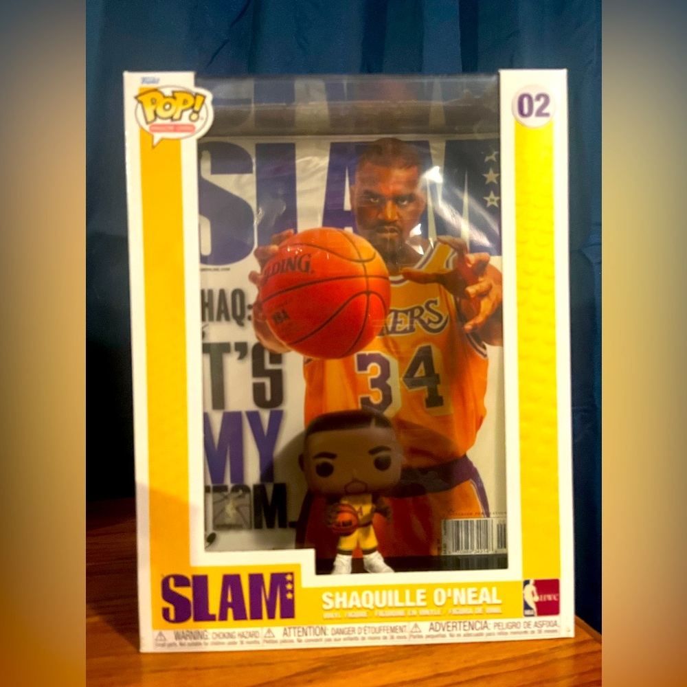 12” Funko Pop - Shaquille O’Neal display - brand new